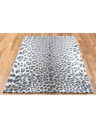 Simba Leopard Grey Blue Rug - Thumbnail - 2