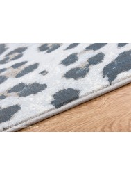 Simba Leopard Grey Blue Rug - Thumbnail - 4