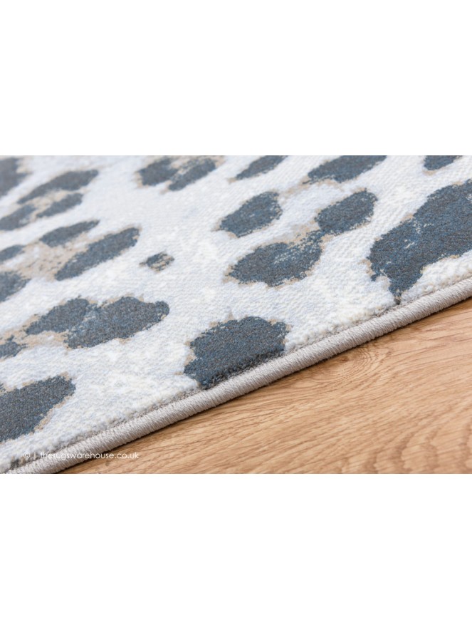 Simba Leopard Grey Blue Rug - 4