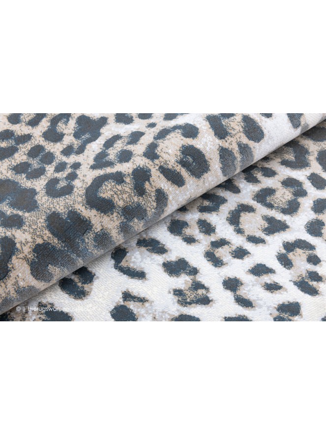 Simba Leopard Grey Blue Rug - 5