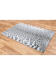 Simba Leopard Grey Blue Rug - Thumbnail - 8