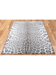 Simba Leopard Grey Brown Rug - Thumbnail - 2