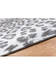 Simba Leopard Grey Brown Rug - Thumbnail - 4