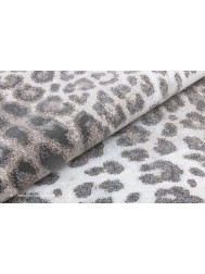 Simba Leopard Grey Brown Rug - Thumbnail - 5