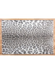 Simba Leopard Grey Brown Rug - Thumbnail - 9