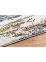 Mojito Blue Gold Rug - Thumbnail - 4