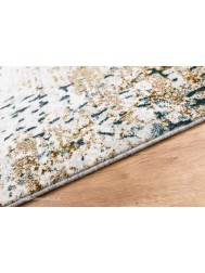 Romin Gold Teal Rug - Thumbnail - 4