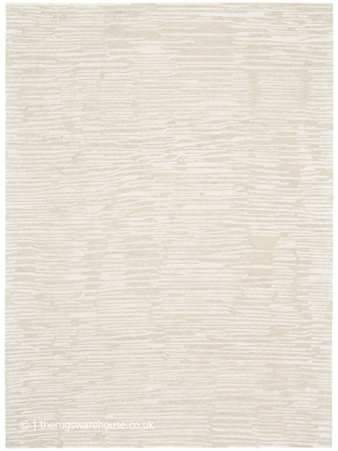 Linear Silky Ivory Rug - 6