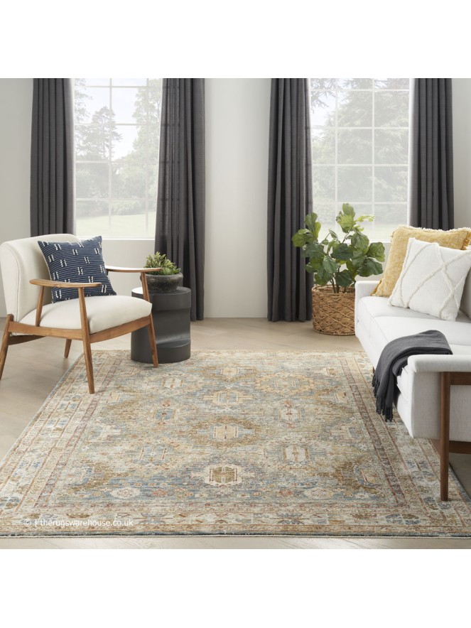 Sahar Vintage Blue Rug - 3