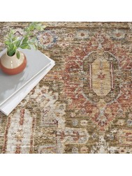 Sahar Vintage Green Rug - Thumbnail - 5