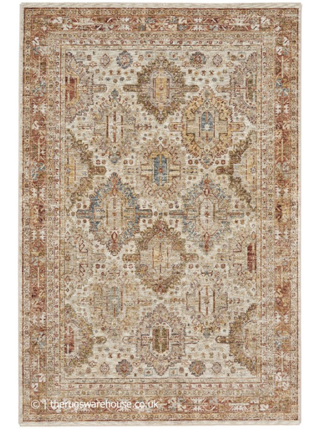 Sahar Vintage Ivory Multi Rug - 10