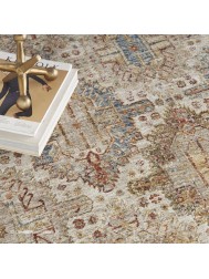 Sahar Vintage Ivory Multi Rug - Thumbnail - 7