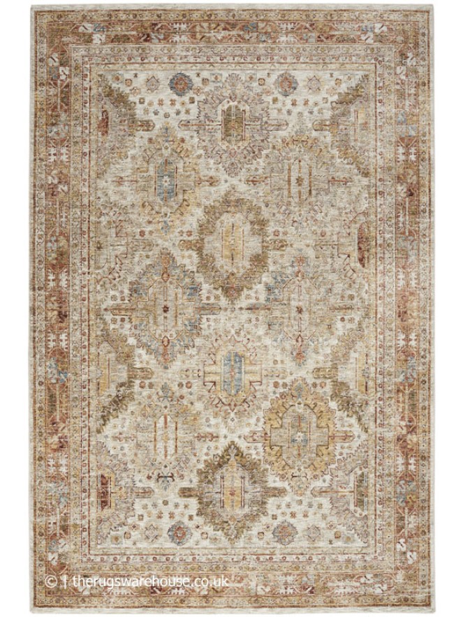 Sahar Vintage Ivory Multi Rug - 11