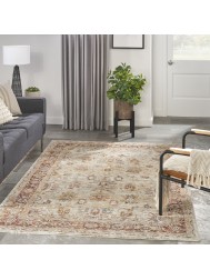 Sahar Medallion Ivory Rug - Thumbnail - 2