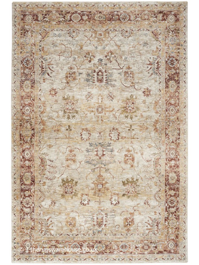 Sahar Medallion Ivory Rug - 11