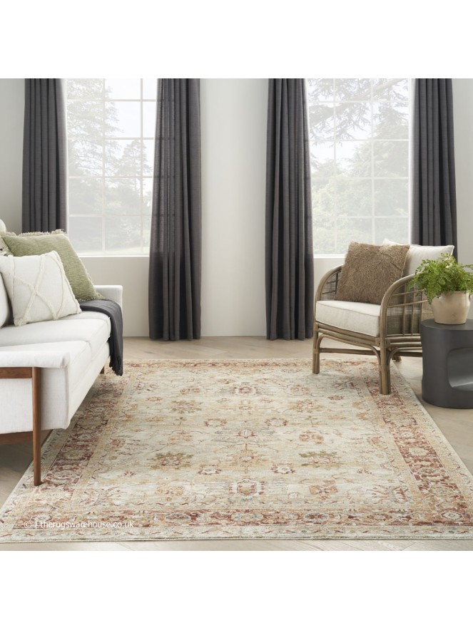 Sahar Medallion Ivory Rug - 3