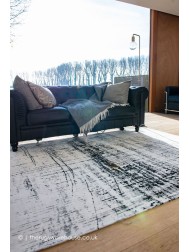 Metro Black & White Rug - Thumbnail - 2