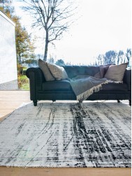 Metro Black & White Rug - Thumbnail - 3