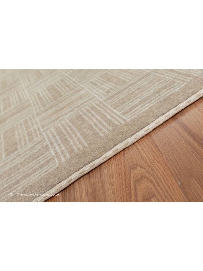 Chobi Lori Geo Beige Rug - 4