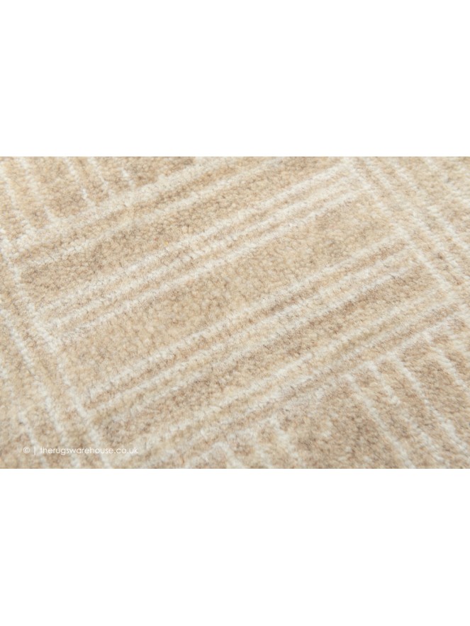 Chobi Lori Geo Beige Rug - 7