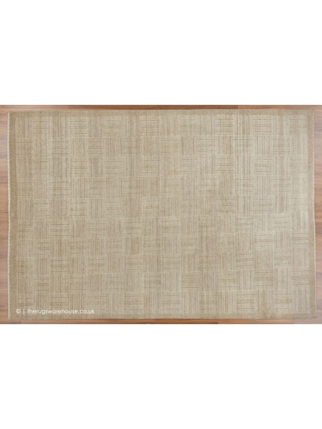 Chobi Lori Geo Beige Rug - 8