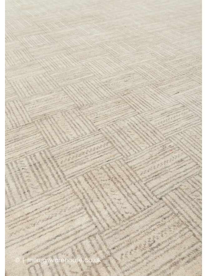 Chobi Lori Geo Cream Rug - 6