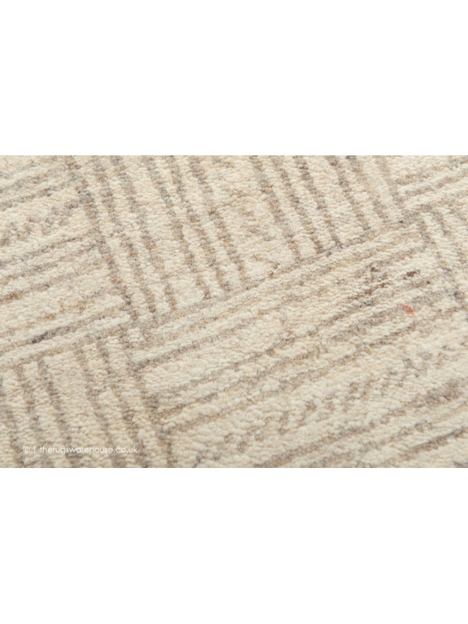 Chobi Lori Geo Cream Rug - 7