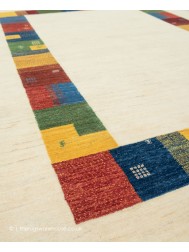 Gabbeh Luri Multi Border Rug - Thumbnail - 6