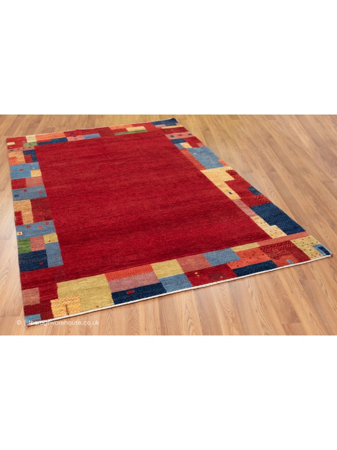 Gabbeh Luri Red Multi Rug - 3