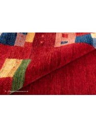 Gabbeh Luri Red Multi Rug - Thumbnail - 5