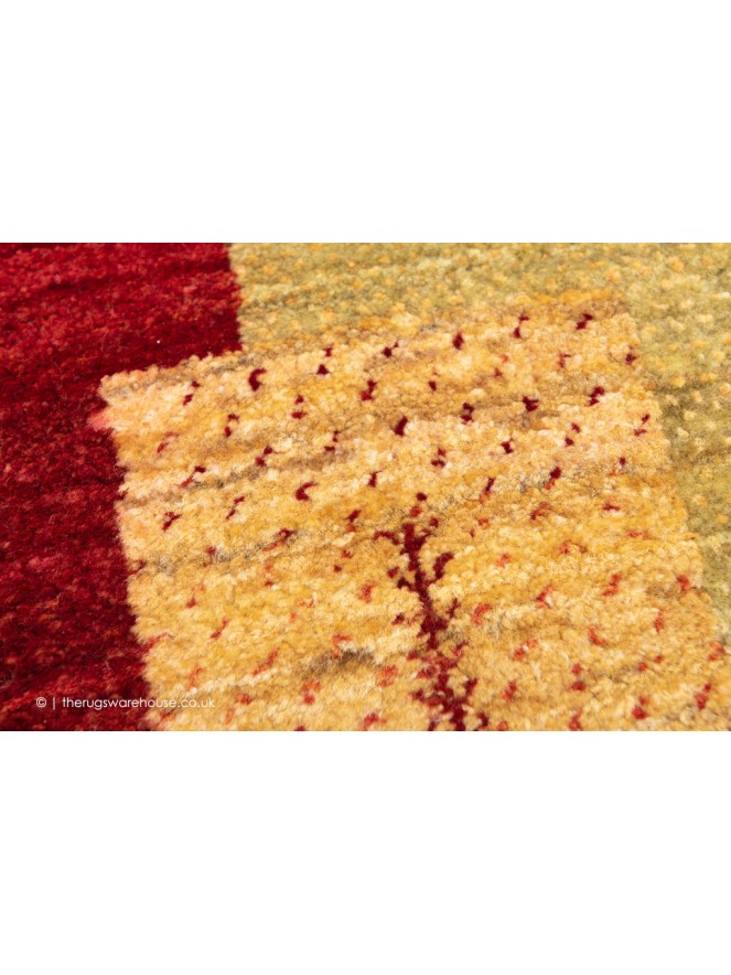 Gabbeh Luri Red Multi Rug - 7