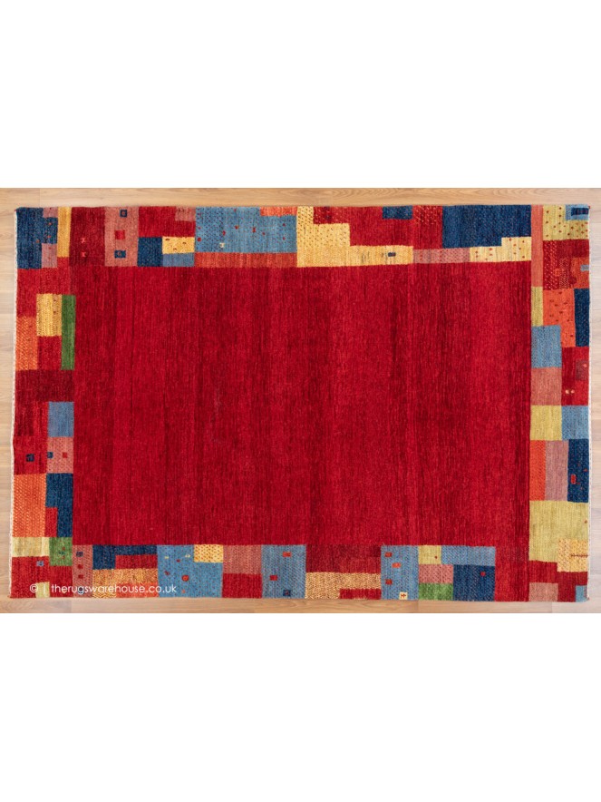 Gabbeh Luri Red Multi Rug - 8