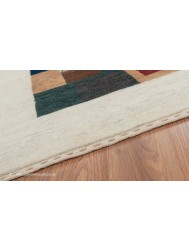 Gabbeh Luri Multi Blocks Rug - Thumbnail - 4