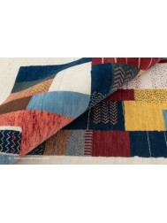 Gabbeh Luri Multi Blocks Rug - Thumbnail - 5