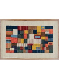 Gabbeh Luri Multi Blocks Rug - Thumbnail - 8