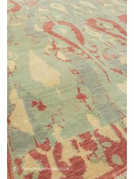 Ikat Green Rug - Thumbnail - 6