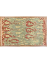 Ikat Green Rug - Thumbnail - 9