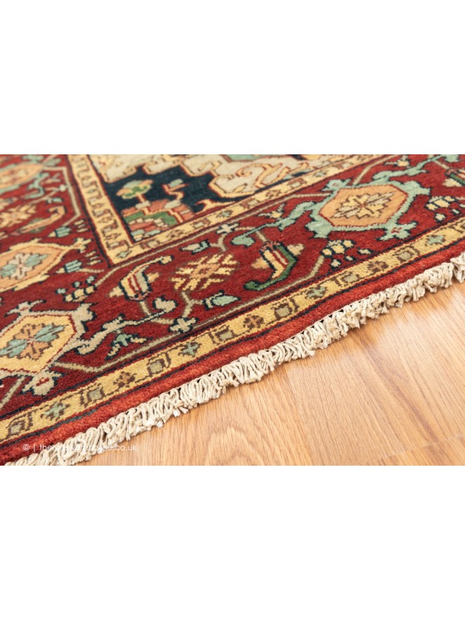 Fine Serapi Red Rug - 4
