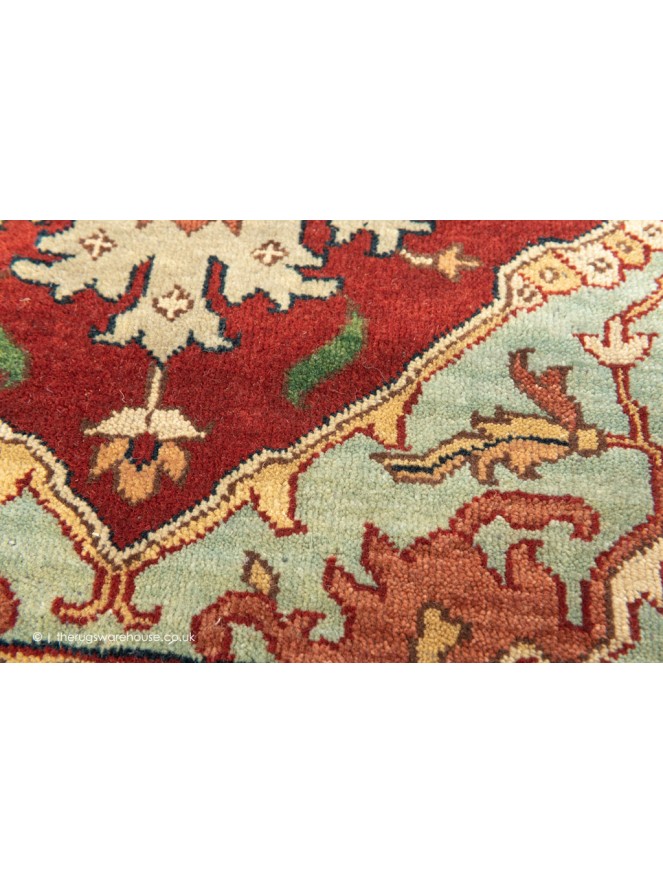 Fine Serapi Red Rug - 7