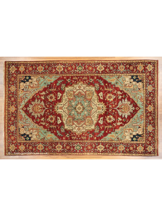 Fine Serapi Red Rug - 8