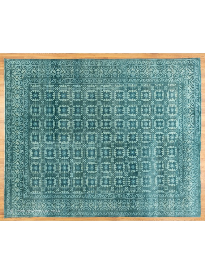Fine Aqua Rug - 7