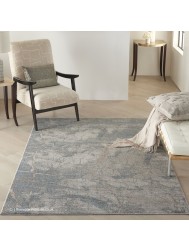 Rustic Shadow Blue Rug - Thumbnail - 2