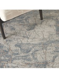 Rustic Shadow Blue Rug - Thumbnail - 4