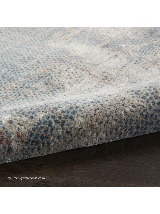 Rustic Shadow Blue Rug - 5