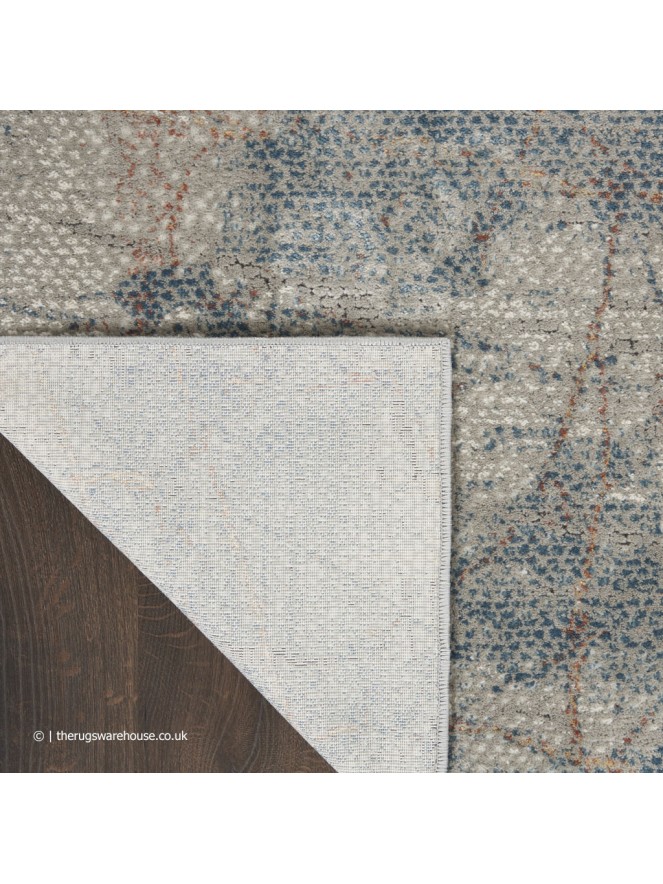 Rustic Shadow Blue Rug - 6