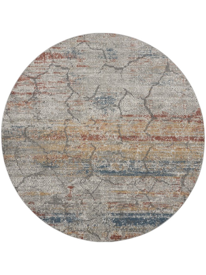 Rustic Art Circle Rug - 9