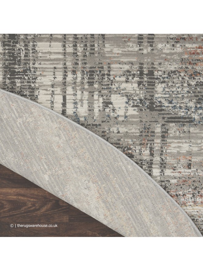 Rustic Mist Circle Rug - 6
