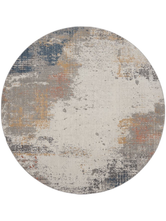 Rustic Splash Circle Rug - 8