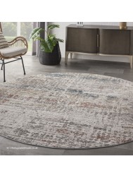 Rustic Fleck Circle Rug - Thumbnail - 2