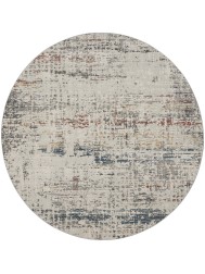 Rustic Fleck Circle Rug - Thumbnail - 7